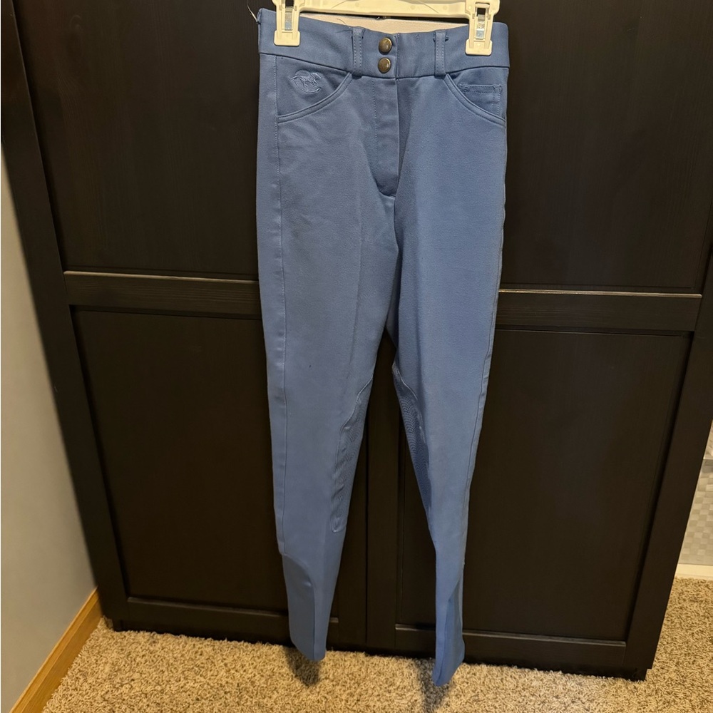 Blue Smartpak Knee Patch Breeches